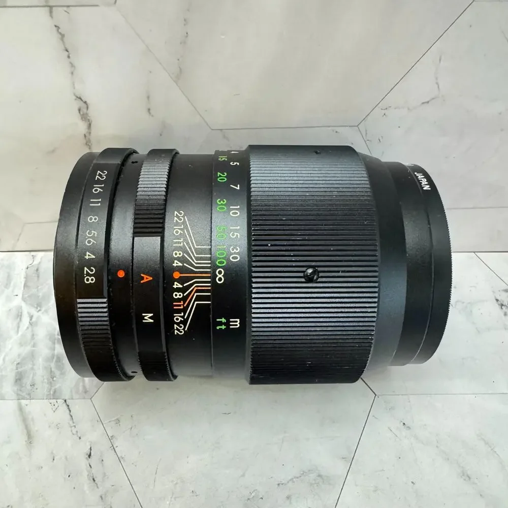 Rikenon Camera Lens Auto 135mm 1:2.8 Japan 75200 Hoya 55mm Skylight 1B Filter